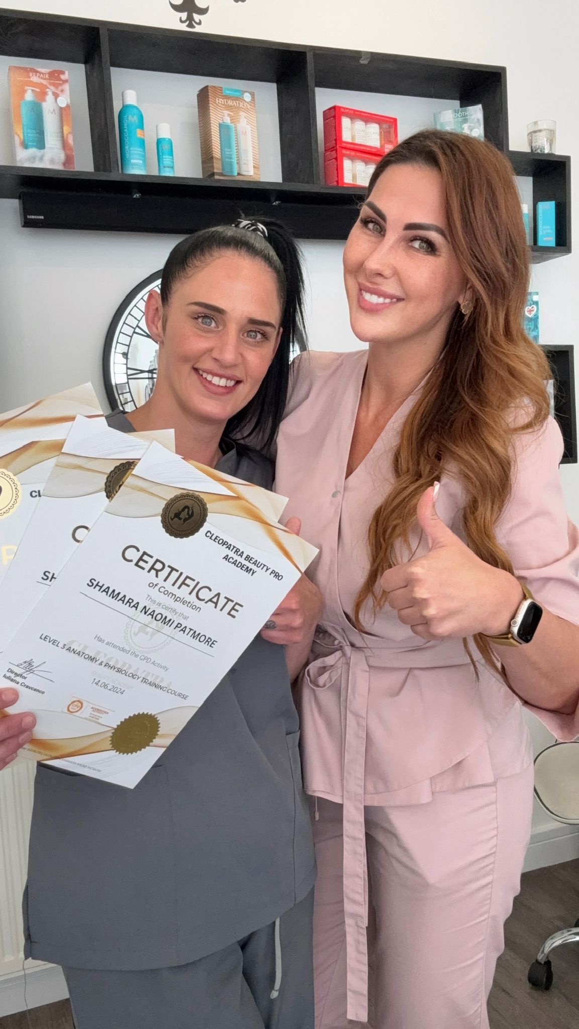 Aesthetic training course session