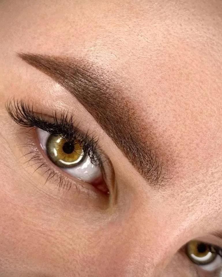 Brows and lashes treatment results