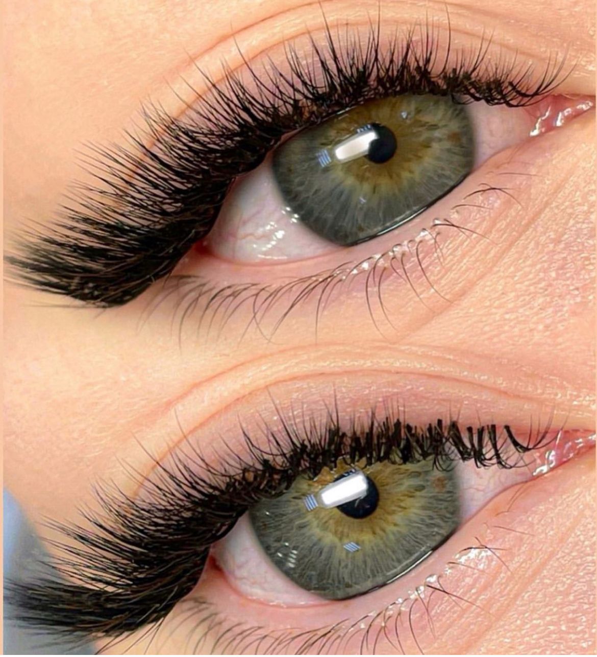Lash extensions results for fuller lashes