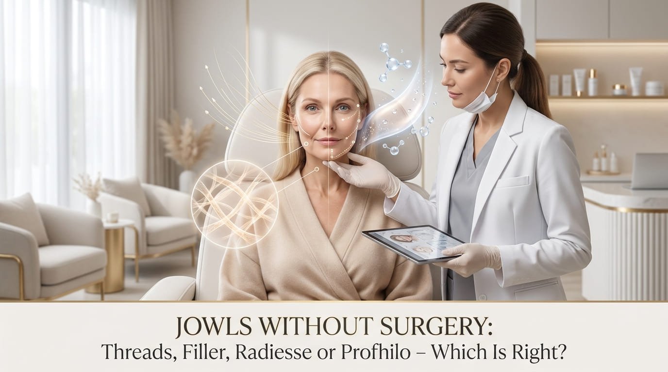 Jowls Without Surgery: Threads, Filler, Radiesse or Profhilo Which Is Right?