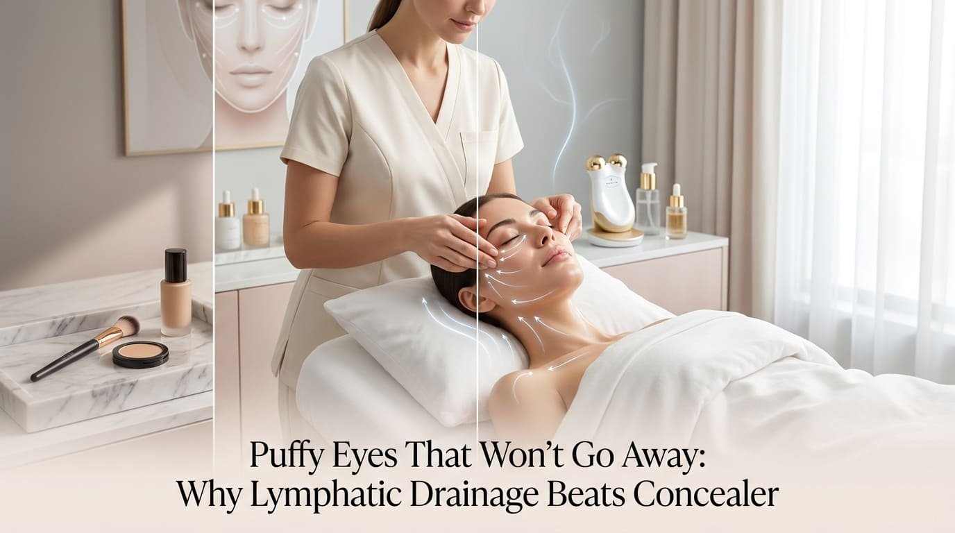 Puffy Eyes That Won’t Go Away: Why Lymphatic Drainage Beats Concealer