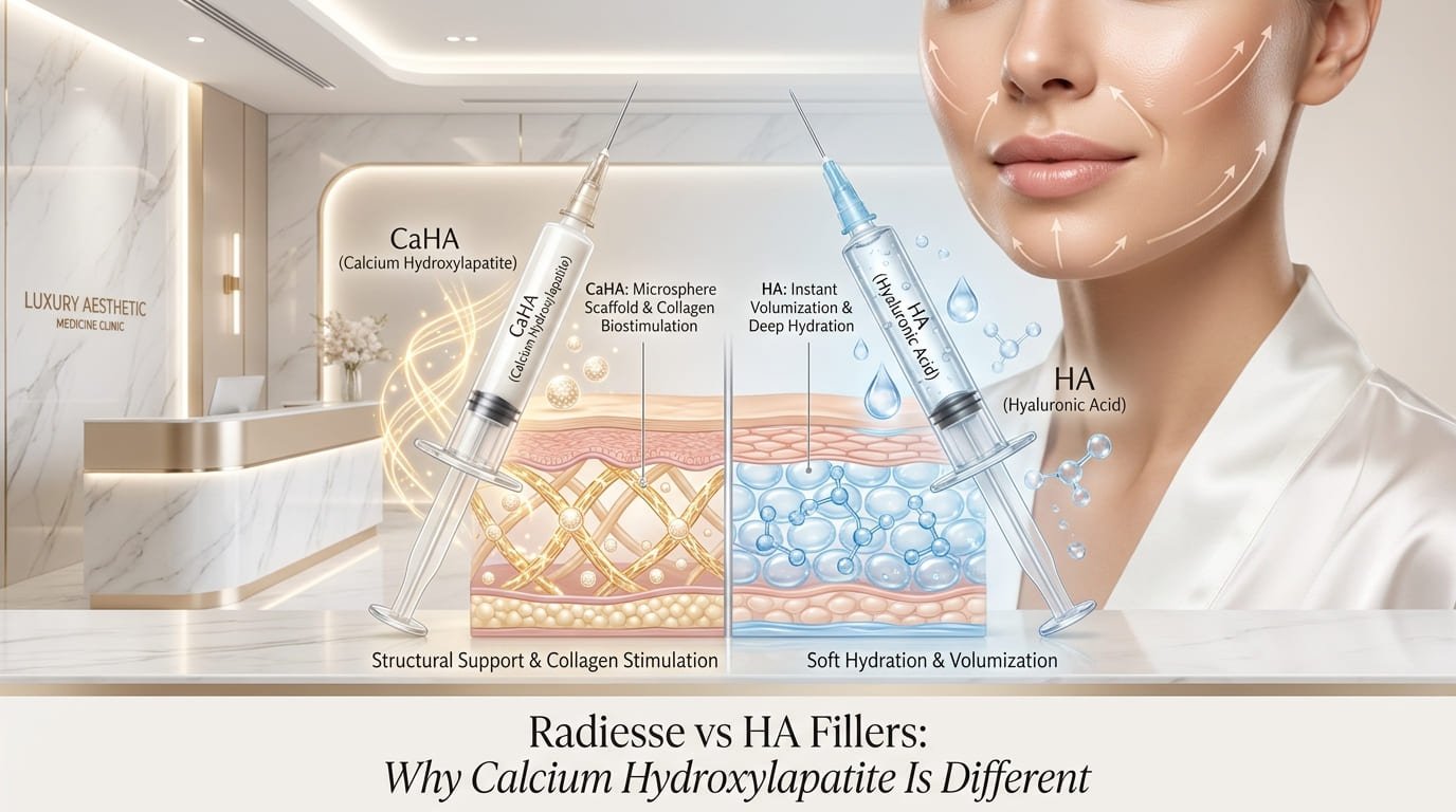 Radiesse vs HA Fillers: Why Calcium Hydroxylapatite Is Different