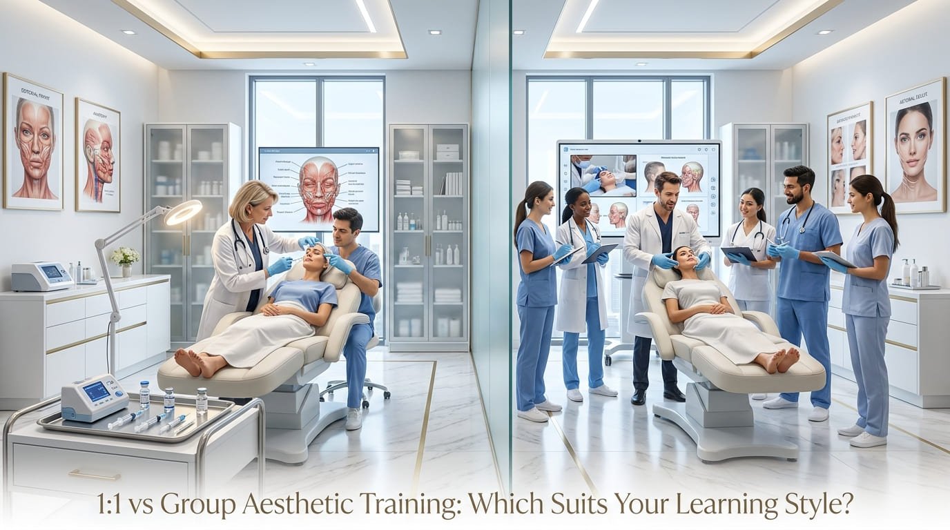 1:1 vs Group Aesthetic Training: Which Suits Your Learning Style?