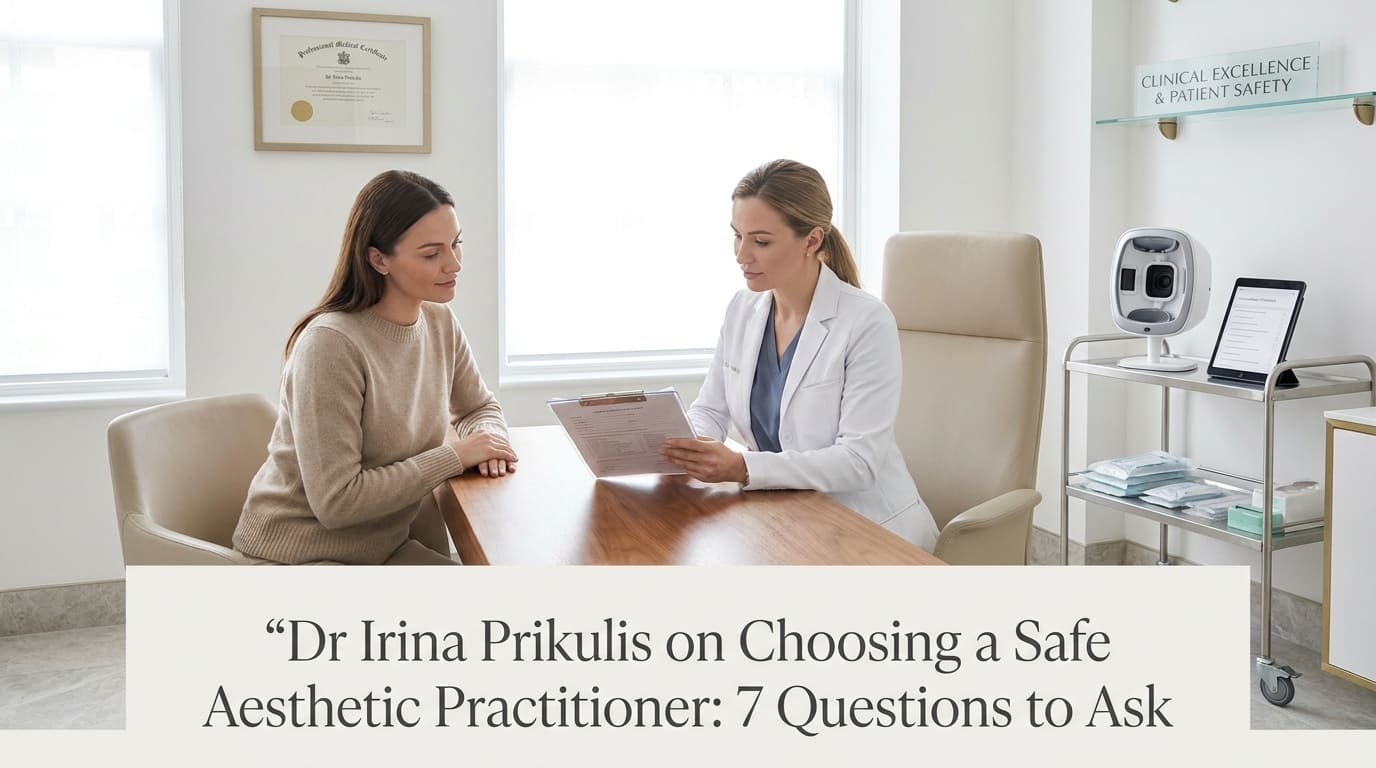 Dr Irina Prikulis on Choosing a Safe Aesthetic Practitioner: 7 Questions to Ask