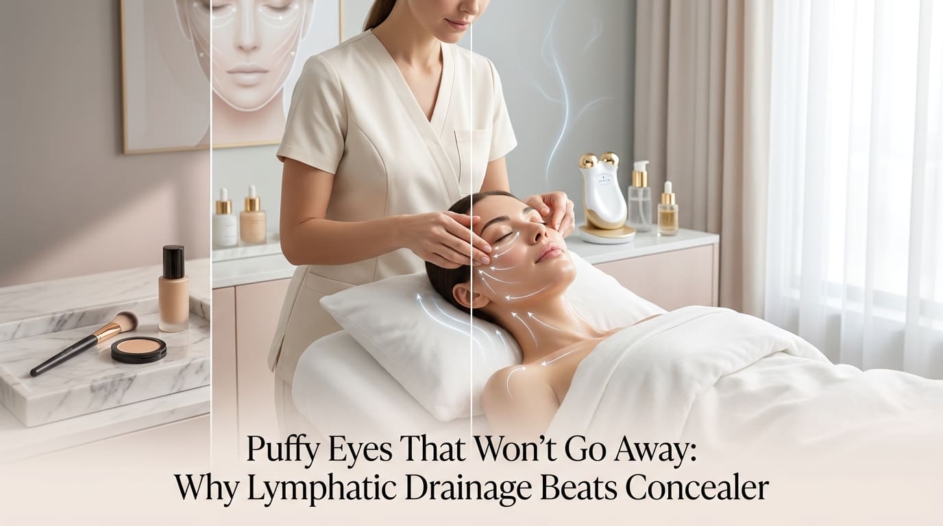 Puffy Eyes That Won’t Go Away: Why Lymphatic Drainage Beats Concealer