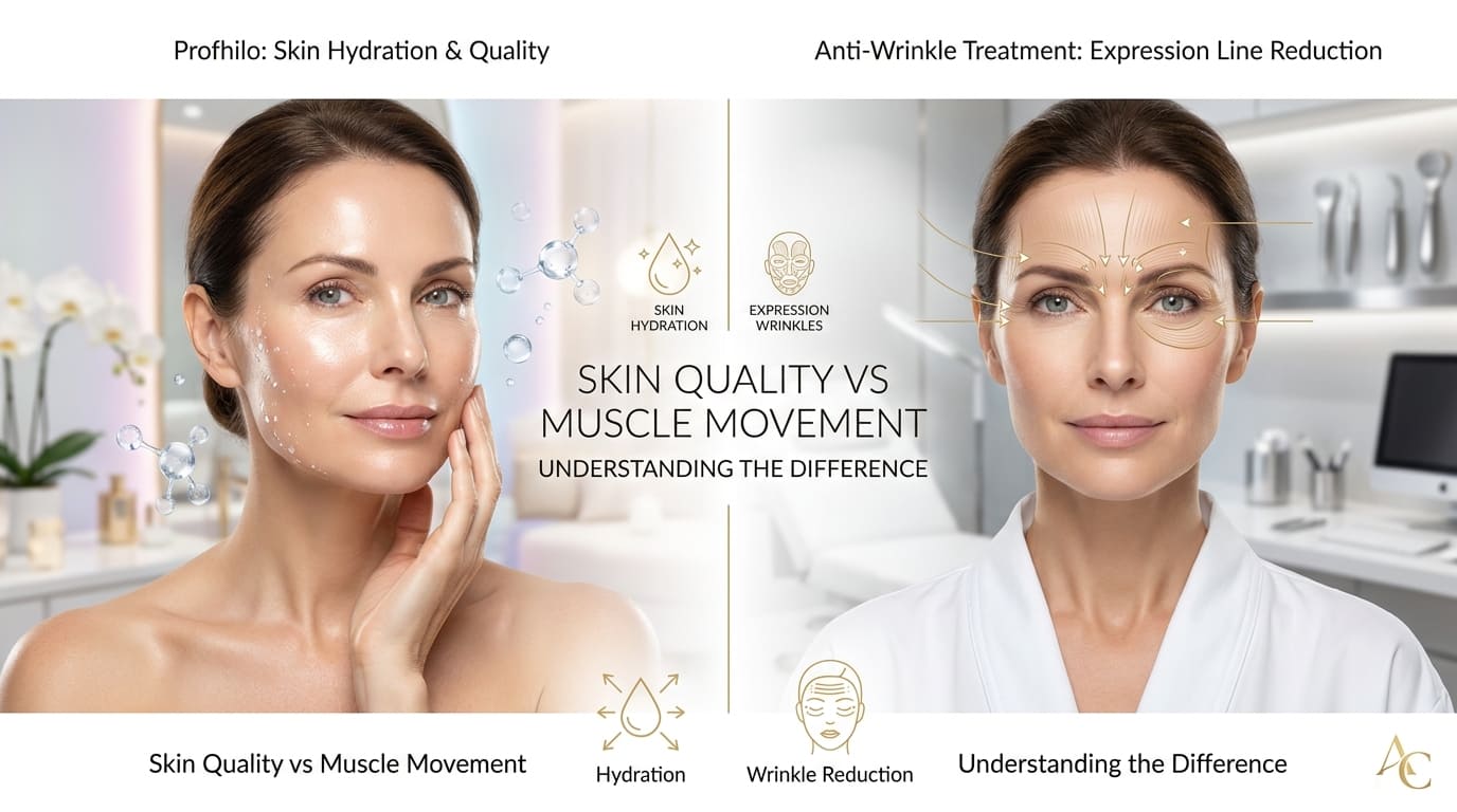 Profhilo vs Botox: Why They Solve Completely Different Problems