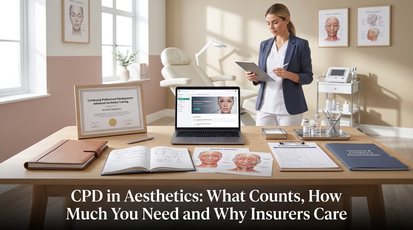 CPD in Aesthetics: What Counts, How Much You Need and Why Insurers Care